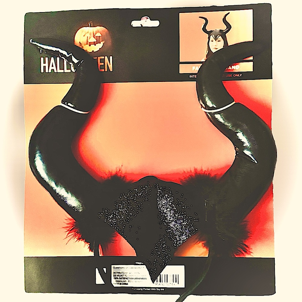 🎃*NWT*‎ Halloween Black Dark Fairy Headband